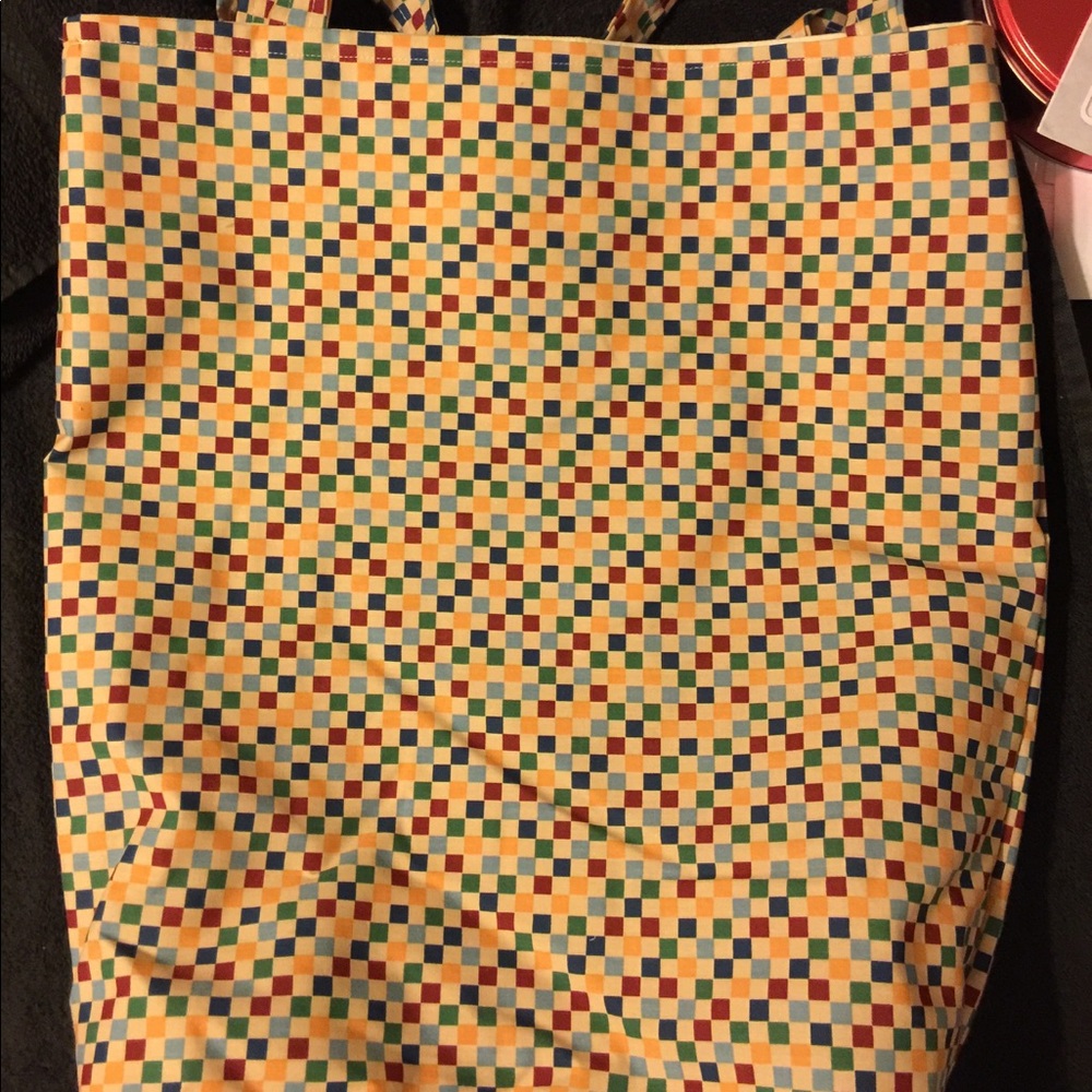 Market/Tote Bag with Lining 21" by 18"-Handcrafted